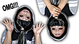 UPSIDE DOWN HEAD MAKEUP TUTORIAL  JO GARCIA [upl. by Enailil]