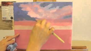 Scumbling Painting Technique Using Acrylic [upl. by Bennett]