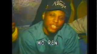 MC RENCOLD 187um amp EAZYE Interview 19921993 RARE VIDEO [upl. by Eilahs]