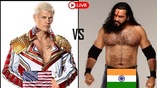 Cody Rhodes vs Saurav Gurjar  USA vs India WWE SmackDown Showdownquot  WWE  4K Gameplay [upl. by White251]