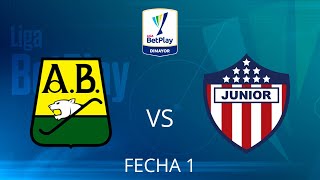 Bucaramanga vs Junior  Liga Betplay 2024  Fecha 1 [upl. by Massiw]