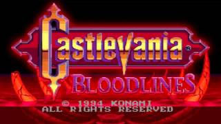 Castlevania Bloodlines 11 Stage 5 Extended [upl. by Doralynne]