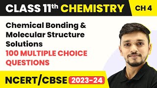 Class 11 Chemistry Chapter 4 MCQs  Chemical Bonding And Molecular Structure MCQ [upl. by Orit]