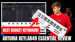 Arturia KeyLab 49 Essential MIDI Keyboard Review  BEST BUDGET KEYBOARD [upl. by Mckinney]