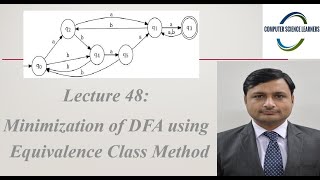 DFA minimization using equivalence theorem  Minimization of DFA  Minimize a DFA  Example  L48 [upl. by Shaner]