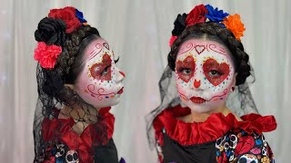 Maquillaje de Catrina Roja ♥️ [upl. by Palm119]