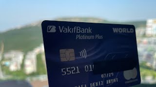 VakıfBank Platinum Plus Kredi Kartı İncelemesi  Türk Bankacılığındaki En Başarılı Kart Mı [upl. by Bowie785]