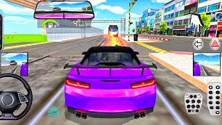 Car VS Train  3d Driving Class android game play video  Car Game gameplay cargame [upl. by Neleag]