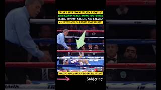 PINAKA SEKRETO NI MANNY PACQUIAO NABUNYAG PEKENG SUNTOK GINAMIT DUROG ANG KALABAN [upl. by Karlin]