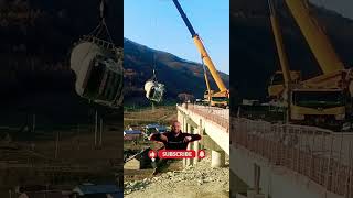 HEAVY LIFTING EQUIPMENTS XCMG CRANE RESCUE TRANSIT MIXER fails liebherrcranes rescue xcmgcrane [upl. by Mahseh980]