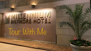 The Millennium Biltmore Hotel Los Angles  Hotel Tour With Me  Millennium Biltmore Tour Room Visit [upl. by Alahc]