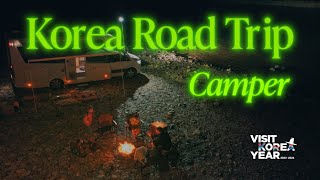 KOREA ROAD TRIP CAMPER Road to Adventure ROADTOADVENTURE HantangangRiverGeopark [upl. by Uolymme673]