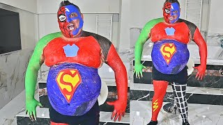 All Superheroes Full Body Makeup [upl. by Eelir]