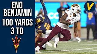 Eno Benjamin Rushes For 3 TD To Lead The Sun Devils To The Upset [upl. by Ahcsat]