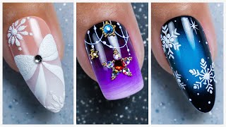 New Nail Art Ideas 2023  Best NYE and Winter Nail Art Compilation [upl. by Harriet]