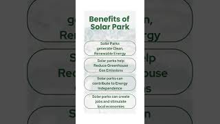 Benefits of Solar Park sustainableenergysolutions commercialsolar greenenergysolutions gogreen [upl. by Norford200]