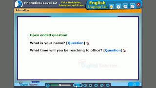 Intonation and Stress Phonetics  Voice Modulation  English language lab [upl. by Lanny242]