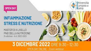 UER  Presentazione Master PNEI della Nutrizione quotInfiammazione Stress e Nutrizionequot [upl. by Bland]