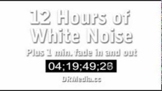 12 Hours of White Noise Static in Stereo Favorite it for the future Studying Sleep Tinnitus [upl. by Justis]