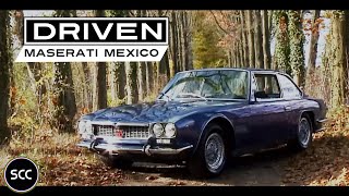 MASERATI MEXICO 47 1972  Test drive in top gear  V8 Engine sound  SCC TV [upl. by Vergil]