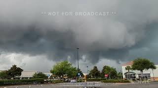 05152022 Jacksonville FloridaTornado in Front of ChaserLoud Thunder [upl. by Acireit156]