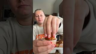 Raising canes ASMR 😍🤤 raisingcanes fastfood foodie [upl. by Tabb325]