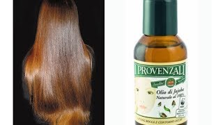 Olio di JOJOBA sui Capelli Alternativa ECOBIO ai CRISTALLI LIQUIDI siliconi [upl. by Kone]