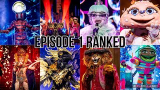 Episode 1 Ranked  The Masked Singer Belgium [upl. by Rednasxela]