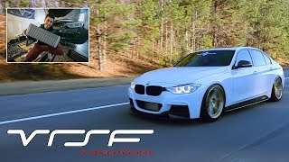 F30 VRSF Intercooler Install [upl. by Jermayne]