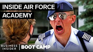 What New Air Force Cadets Go Through On Day One At The Academy  Boot Camp [upl. by Elleniad117]