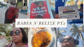 A trip to Belize Part 2 Swimming with the Sharks Good food and sights Kekelovezyou [upl. by Annovad230]