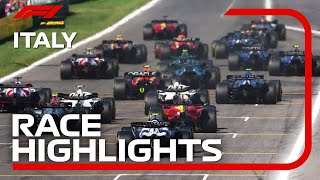 Race Highlights  2022 Italian Grand Prix [upl. by Ahsinehs386]