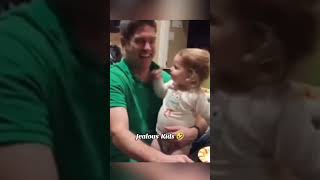 Jealous Kids Doing Funny Things 🤣😂 baby kids toddler funnybaby funnykids dad mom hilarious [upl. by Eiramanna]