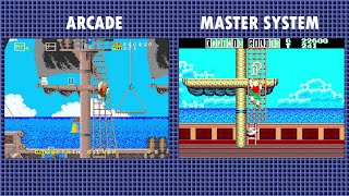 Arcade Vs Master System  Captain Silver [upl. by Dieter125]