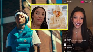 Doja Cat Goes Crazy Over Central Cees New Music Watch Her Reaction Now [upl. by Mari]