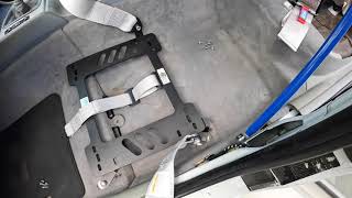 BMW E46 NRG Innovations 5 Point Harness Install [upl. by Batory]