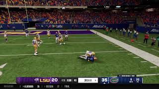 College football Dynasty Crown9 S3 CFP Semifinals v LSU [upl. by Einhpad343]