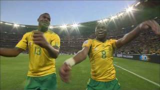 South AfricaMexico Macarena goal celebration Tshabalala [upl. by Asimaj]