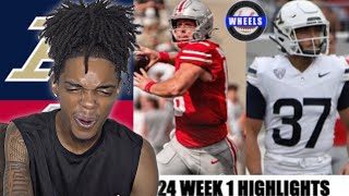 2 Ohio State vs Akron  Full Game Highlights  REACTION [upl. by Rosemarie]