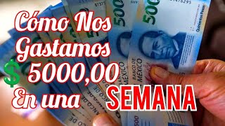 💵 Cómo Organizamos Los 500000 Que GASTAMOS En Una Semana entre Comidas Escuela Y pagos Extras [upl. by Adlog]