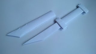 Paper Knife MakingKağıttan Bıçak Yapımı [upl. by Hermione]