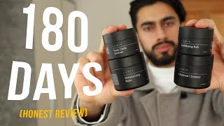 180 Days Of Lumin Skin Care TRANSFORMATION Honest Review  Mens Skin Care [upl. by Slen]