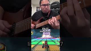 SNES Rainbow Road jazzy fingerstyle cover  analysis jazz mariokart guitar [upl. by Porche955]