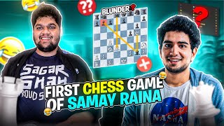 Samay Rainas First Chess Game Ever [upl. by Wengert]