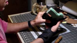 Part 1112 Wet Molding a Lined Leather Holster [upl. by Yael]