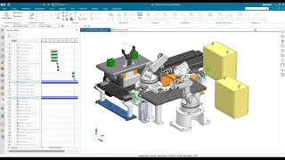 NX Mechatronics Robot Sequence [upl. by Babara]