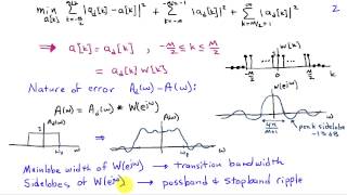 The Window Method of FIR Filter Design [upl. by Sillaw44]