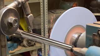 HOW TO SHARPEN A TAPERED PIN REAMER [upl. by Eamanna985]