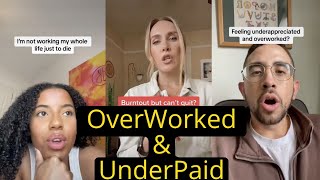 People are Over Worked amp Underpaid amp Under Appreciated  TikTok Jobs [upl. by Perlis]