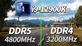 DDR5 4800MHz vs DDR4 3200MHz  Test in 10 Games  4K [upl. by Tiernan58]